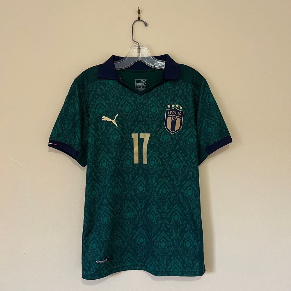2019-20 Puma Italy Football T-Shirt Immobile #17